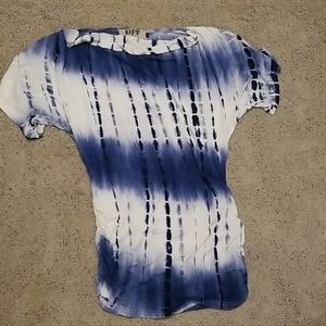 Extra long short sleeve top